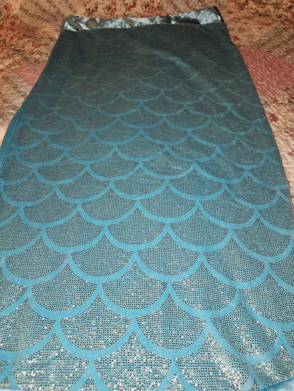 Teal Mermaid- Sleep Blanket - Picture 7 of 7